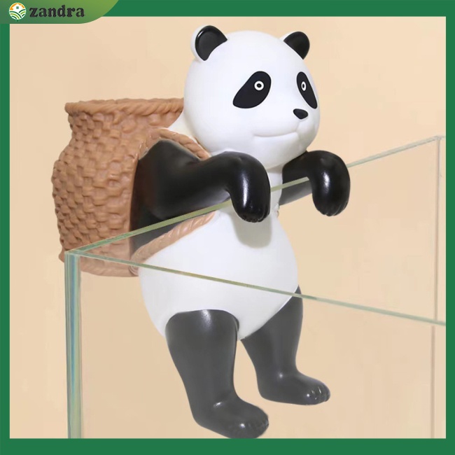 Gấu Trúc Nhân Tạo Bằng Nhựa resin Trang Trí Bể Cá