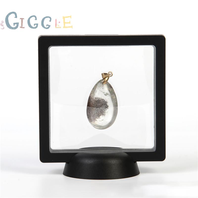 Display Box Floating Frame Shadow Necklace Holder Shockproof Dustproof