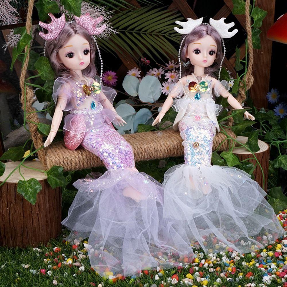 Mluck Búp Bê Nàng Tiên Cá Biết Hát Nàng Tiên Cá bjd Đang Bơi Lội Có Nhạc Dễ Thương