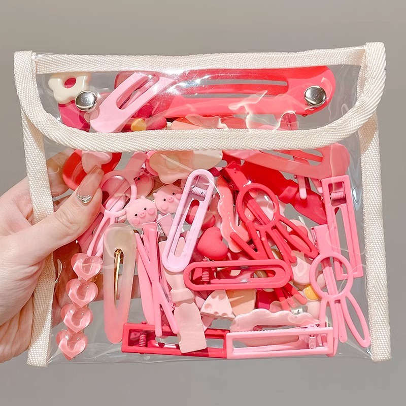 Dễ Thương Kẹp Tóc y2k Hình Ngôi Sao Hồng Đáng Yêu Cho Bé