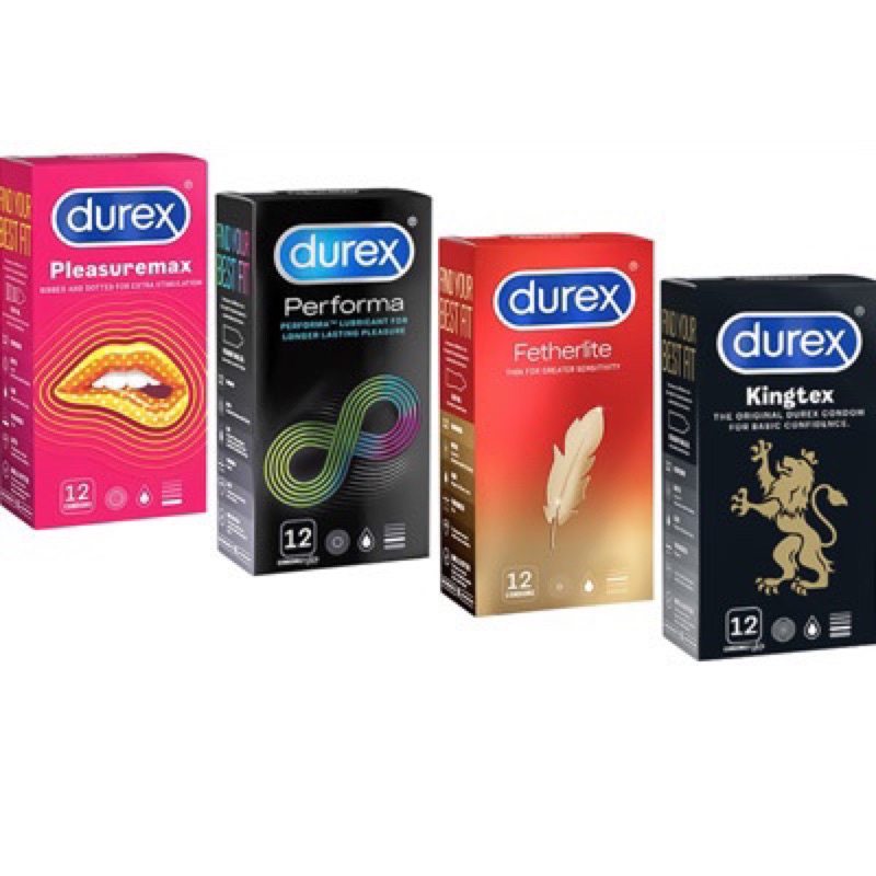 Bao cao su Durex Performa, Fertherlite, Pleasuremax, Ultima, Kingtex, Invisible Kéo dài thời gian, Gân gai, Sikhoá
