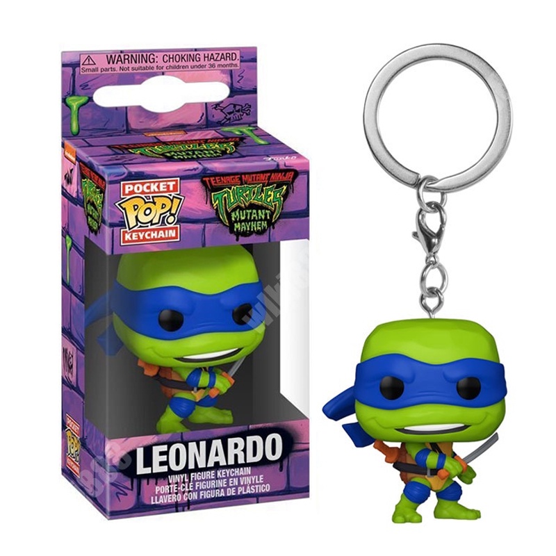 Funko pop Móc Khóa Hình Búp Bê ninja Rùa: mutation chaos donatello leonardo michelangelo