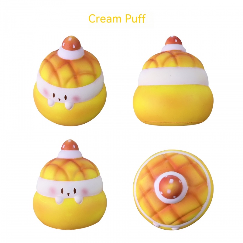 Squishy Đồ Chơi Mô Phỏng Bánh Mì Nướng Đàn Hồi Chậm Có Nhạc