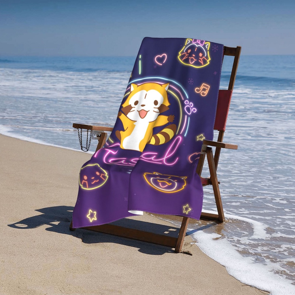 Puchi Khăn Tắm Đi Biển Sợi Siêu Nhỏ Siêu Lớn Khô Nhanh