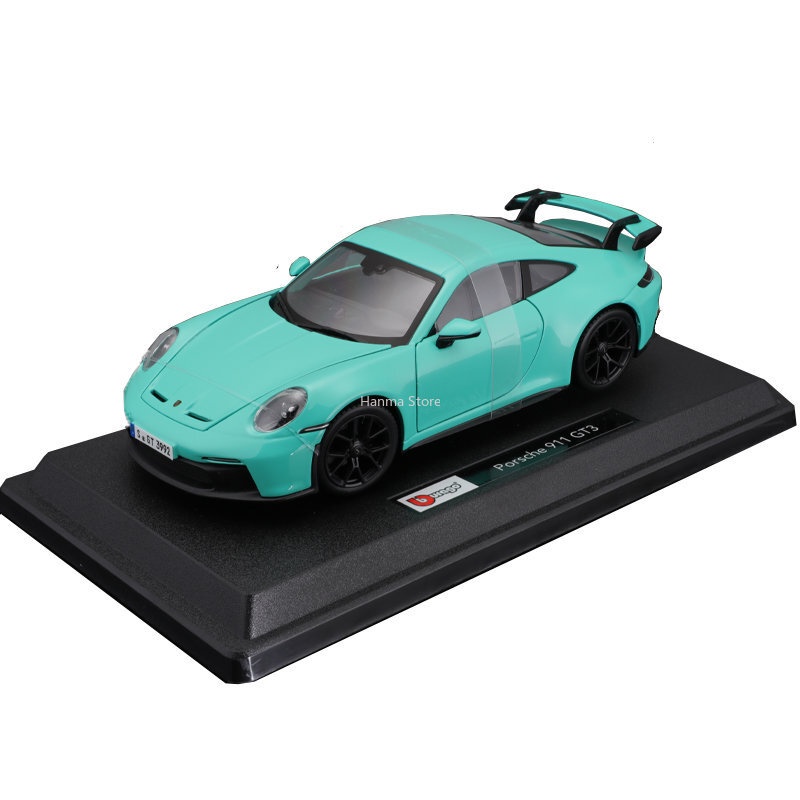 Bburago 1:24 porsche 911 gt3 mô hình ô tô hợp kim cổ điển bộ sưu tập mô hình đúc tĩnh bộ sưu tập