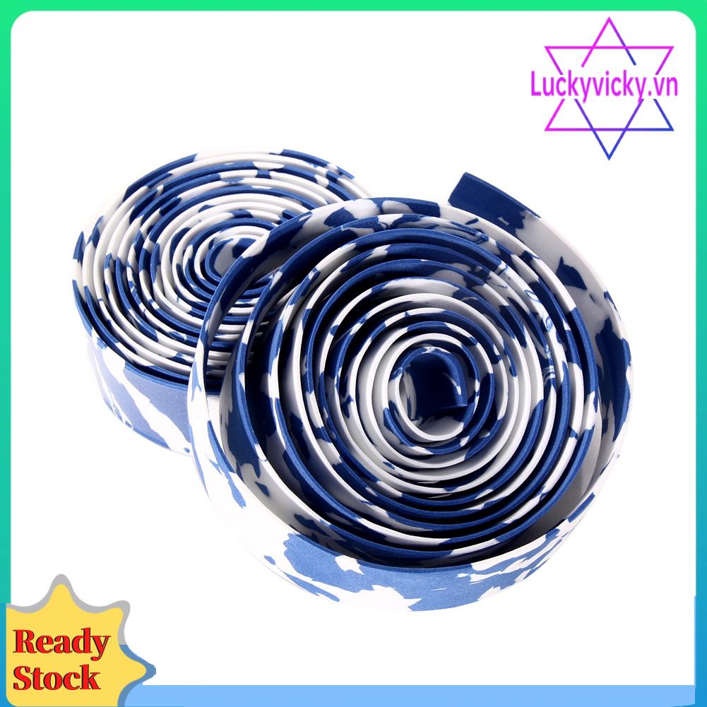 Bộ 2 Cuộn Băng Quấn Tay Lái Xe Đạp Kèm 2 Nút Cắm