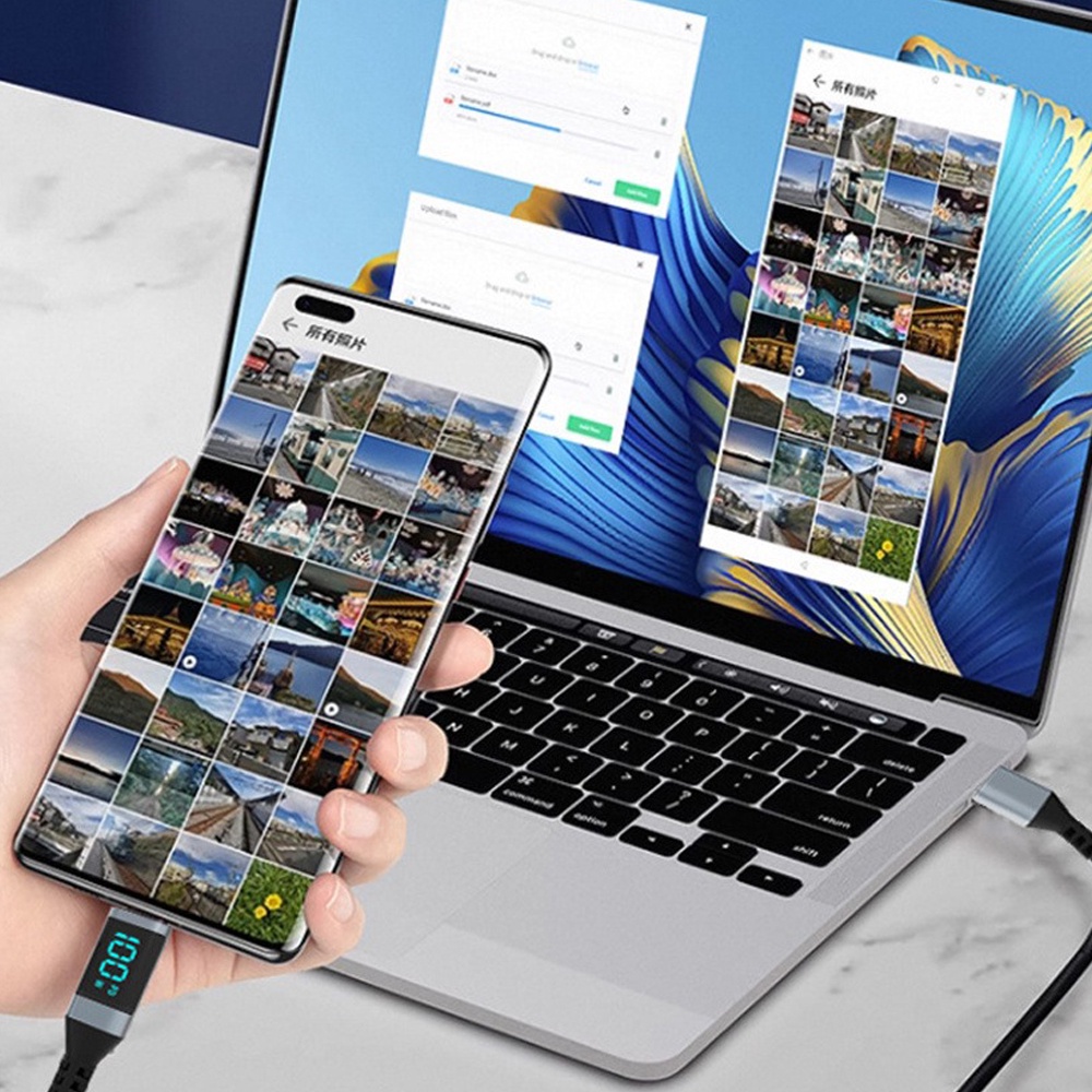 Dây Cáp Sạc Nhanh Vỏ Nhôm 5a pd 100w 0.5 / 1.2 / 1.5m