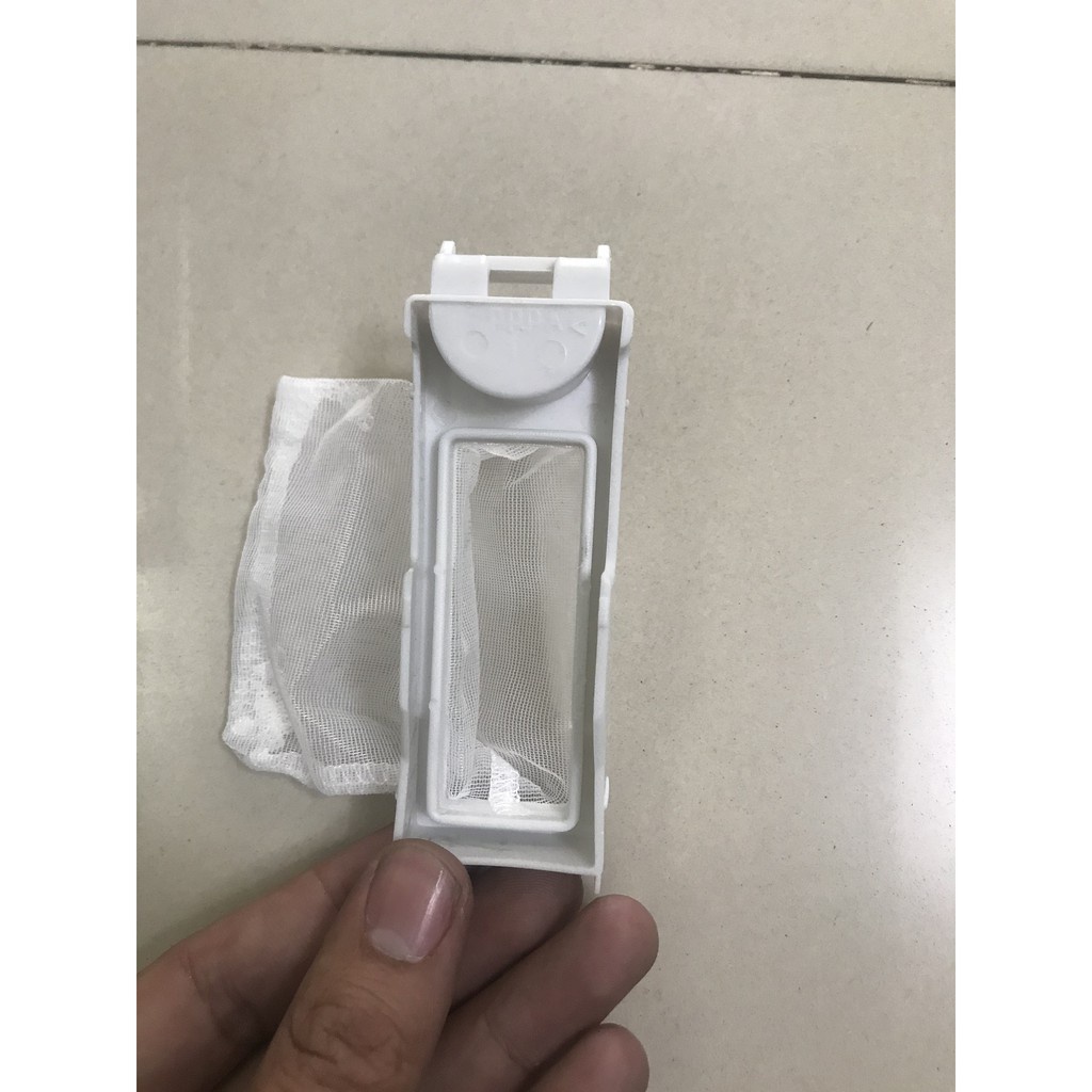 Túi lọc rác máy giặt Panasonic, lưới lọc sơ vải máy giặt Pana 3.4x10.5 cm hàng Xịn