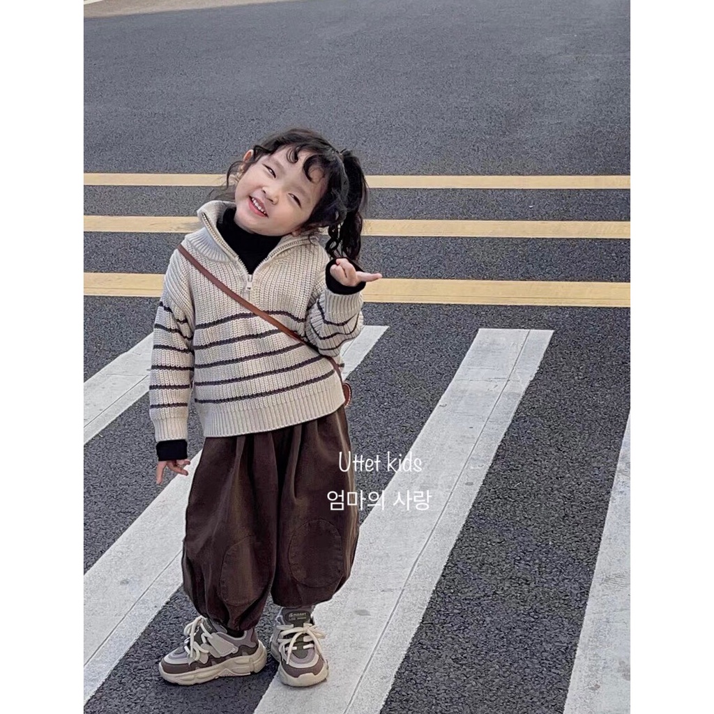 ÁO LEN PHONG CÁCH HÀN QUỐC PHÙ HỢP CHO BÉ GÁI VÀ BÉ TRAI RẤT ĐẸP