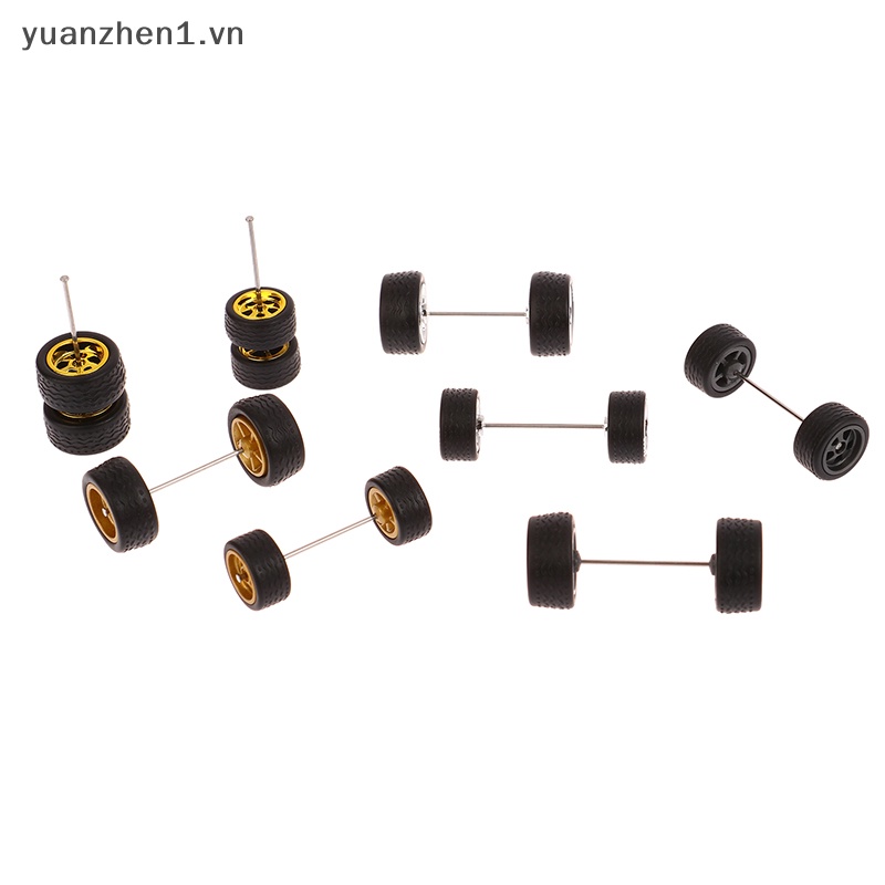 1 Bộ Bánh Xe Hơi 10.8 / 12.8mm 1 / 64 Bằng Hợp Kim Chất Lượng Cao vn