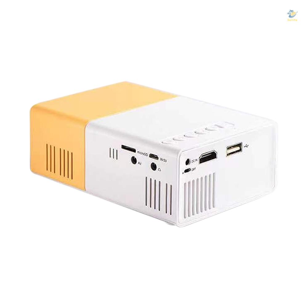 Máy Chiếu mini yg300 yg-300 hd usb Hỗ Trợ 1080p Tại Nhà