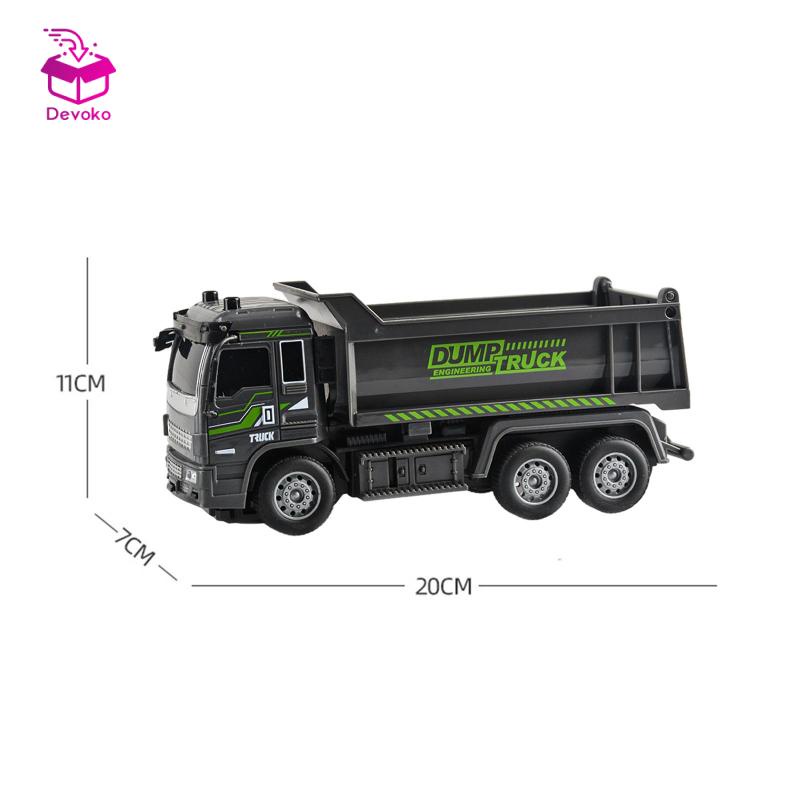 Xe Công Trường Điều Khiển Từ Xa 4 Kênh 6wd Tỉ Lệ 1: 32 rc