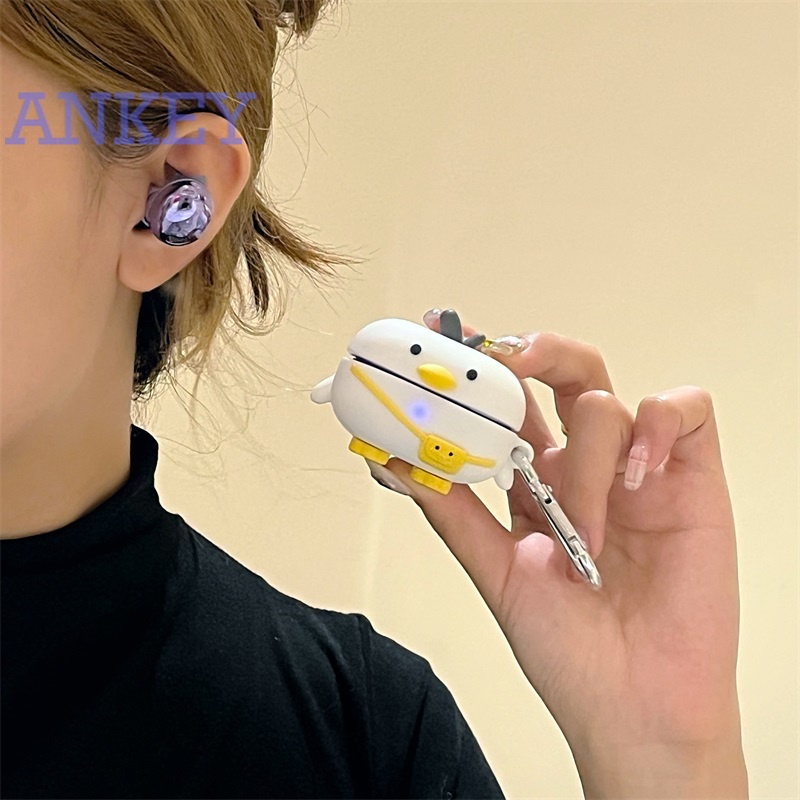 For Samsung Galaxy Buds FE / Buds Pro / Buds2 / Buds 2 Pro / Buds Live Case Earphone Protective Cover Anti-fall Soft Silicone Wireless Bluetooth Earbuds Carrying
