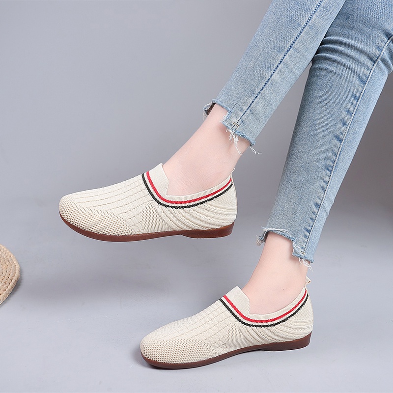 Giày Lười Đế Bằng Thời Trang Cho Nữ Size 36 37 38 39 40 41