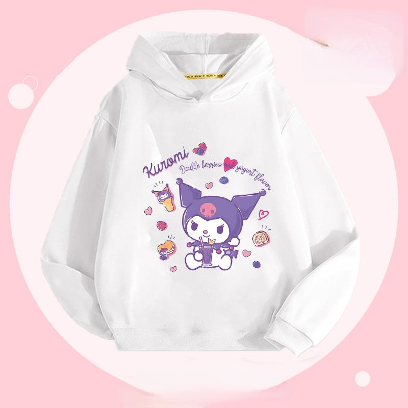 Áo Hoodie Phong Cách kuromi Thời Trang Xuân Thu Mới 2023 Dành Cho Bé Gái