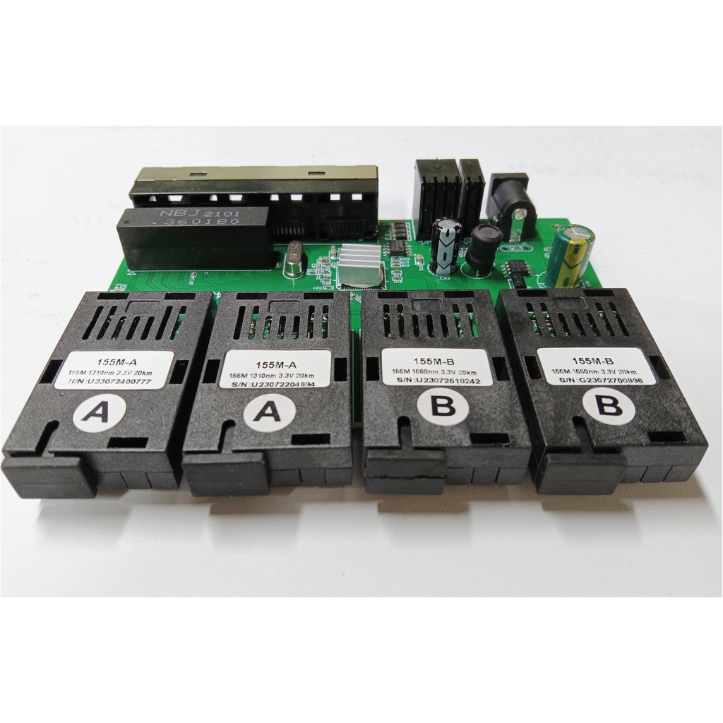 Dây Cáp Mạng 2 / 4 rj45 4 sc 10 / 100m pcba