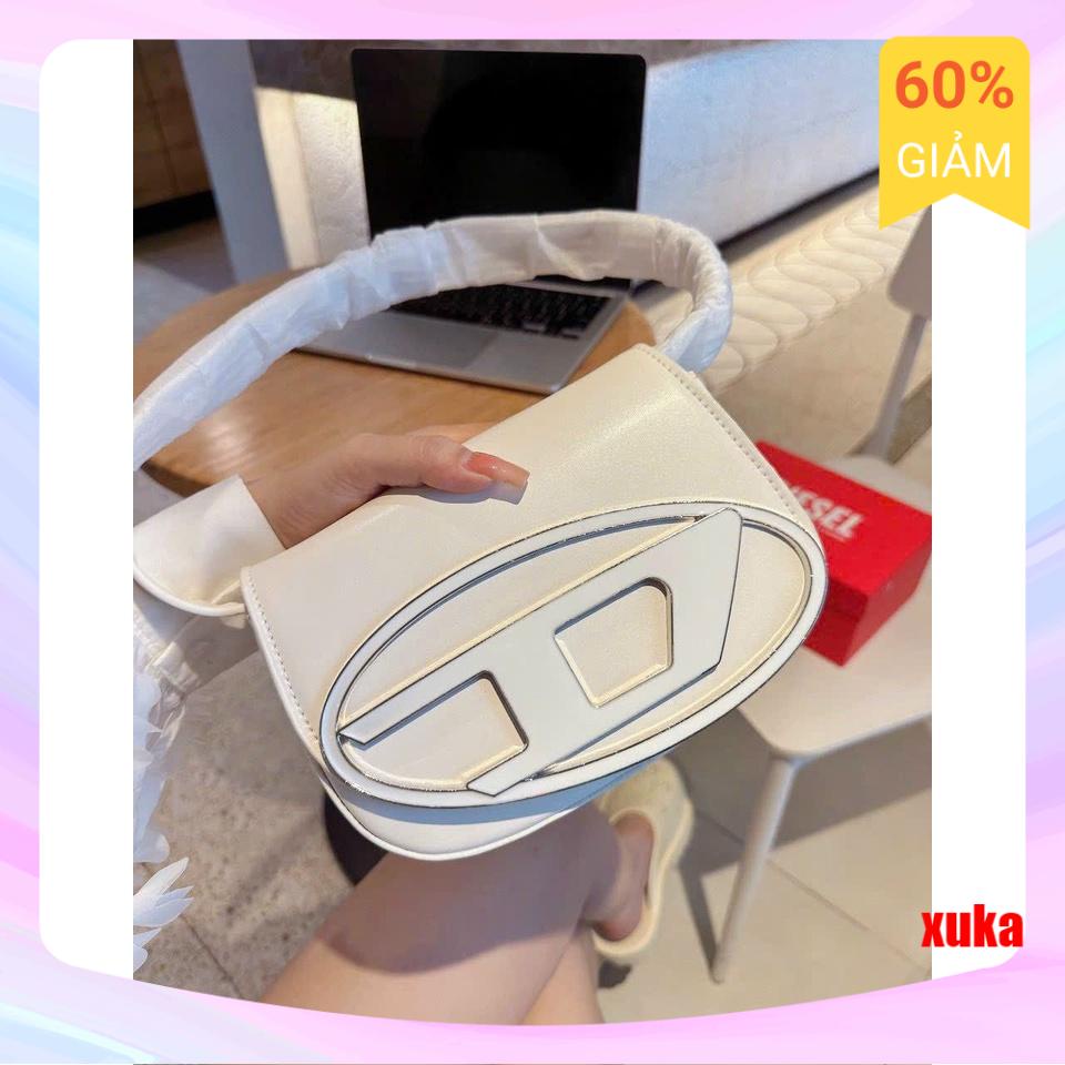 🌟✅Túi Đeo chéo D.ie.sel  Shoulder Bag màu trắng . đen  size 20 cực hot 2023 SẴN HÀNG SALE SỐC
