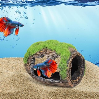 Thùng Rượu Vỡ Hình Thùng Rượu Bằng Nhựa resin Trang Trí Bể Cá