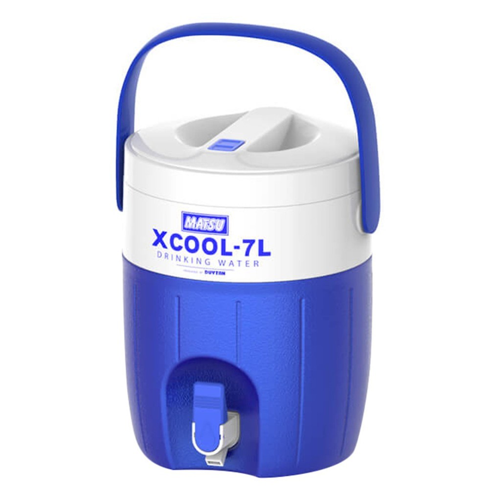 BÌNH ĐÁ GIỮ NHIỆT 7L XCOOL NHỰA DUY TÂN CHÍNH HÃNG - BÌNH ĐÁ GIỮ NHIỆT NÓNG LẠNH CÓ VÒI NHIỀU MÀU