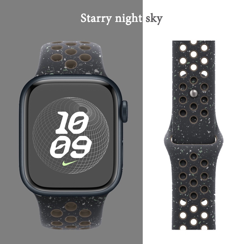 Dây Đeo Silicon Thay Thế Cho Đồng Hồ Thông Minh apple watch series 9 8 7 se 6 5 4 3 ultra iwatch 40mm 44mm 41mm 45mm 49mm