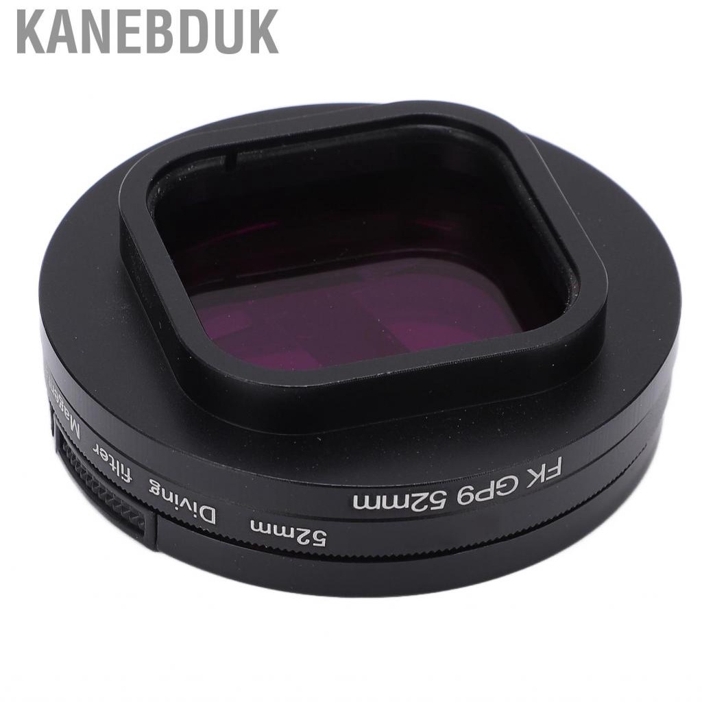 Kanebduk Diving Filter Aluminum Alloy Frame Purple Lens For Hero 9 Hero10