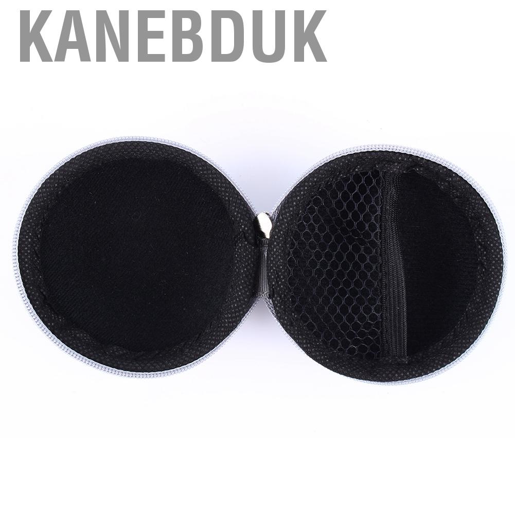 Kanebduk Colorful Mini  Headphone Earbud Carrying Storage Bag Pouch Hard Case