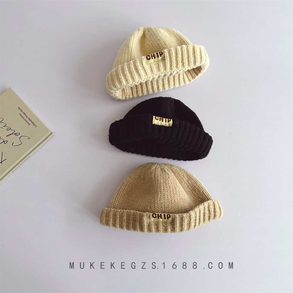 MŨ LEN CHIP VÀNH TRÒN THỜI TRANG CHO BÉ 2-4 TUỔI- HÀNG QCCC