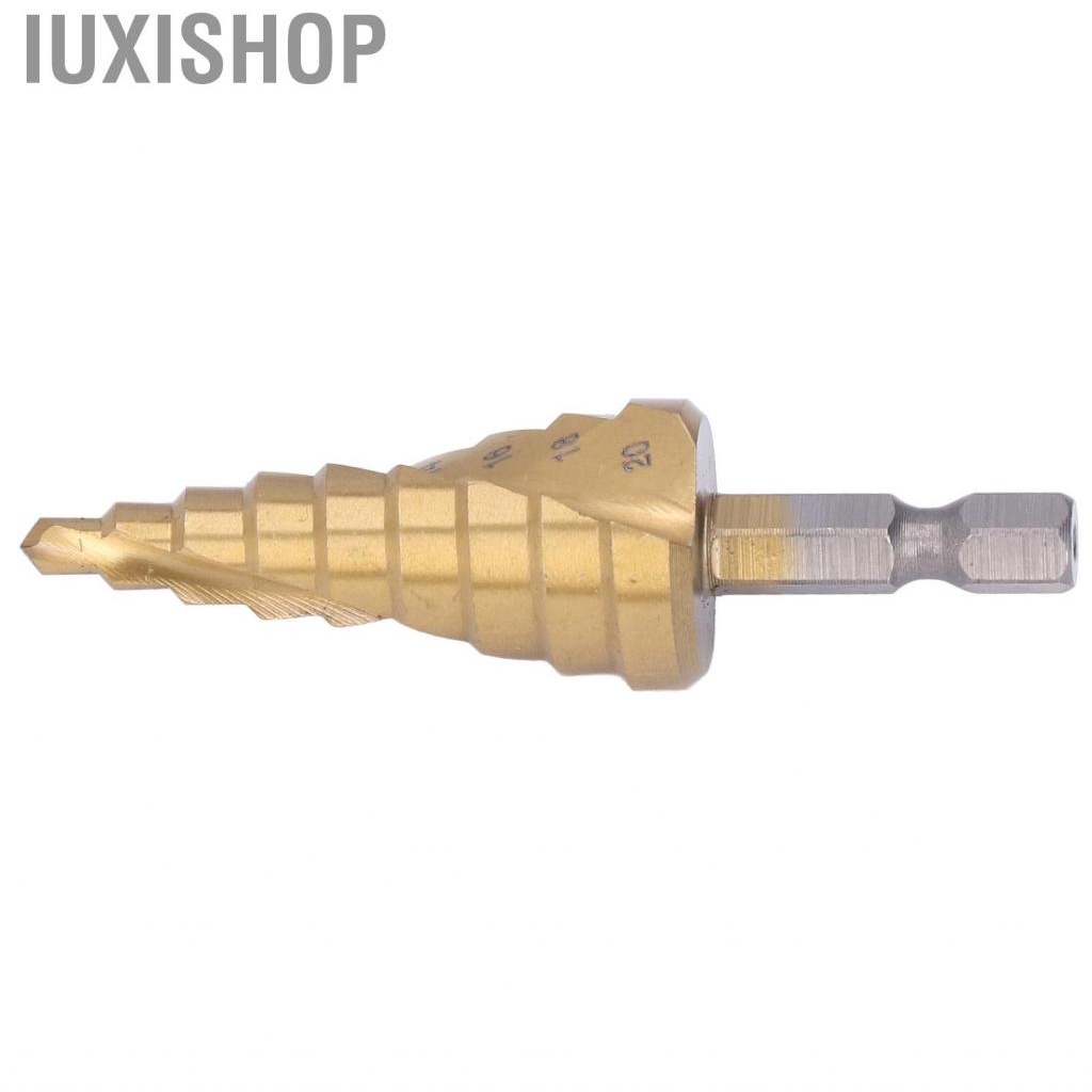 Iuxishop Step Drill Bit 4‑20mm Cone Drilling with Hex Shank for 2mm Thin Iron Copper Aluminum