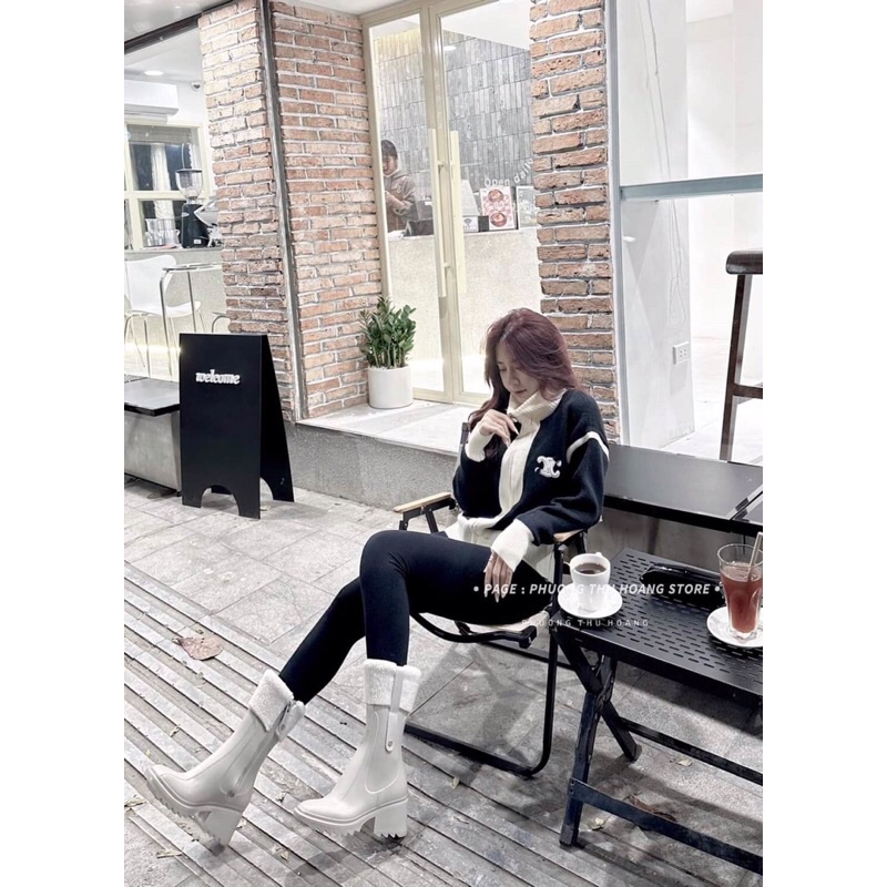 Áo khoác len khoá