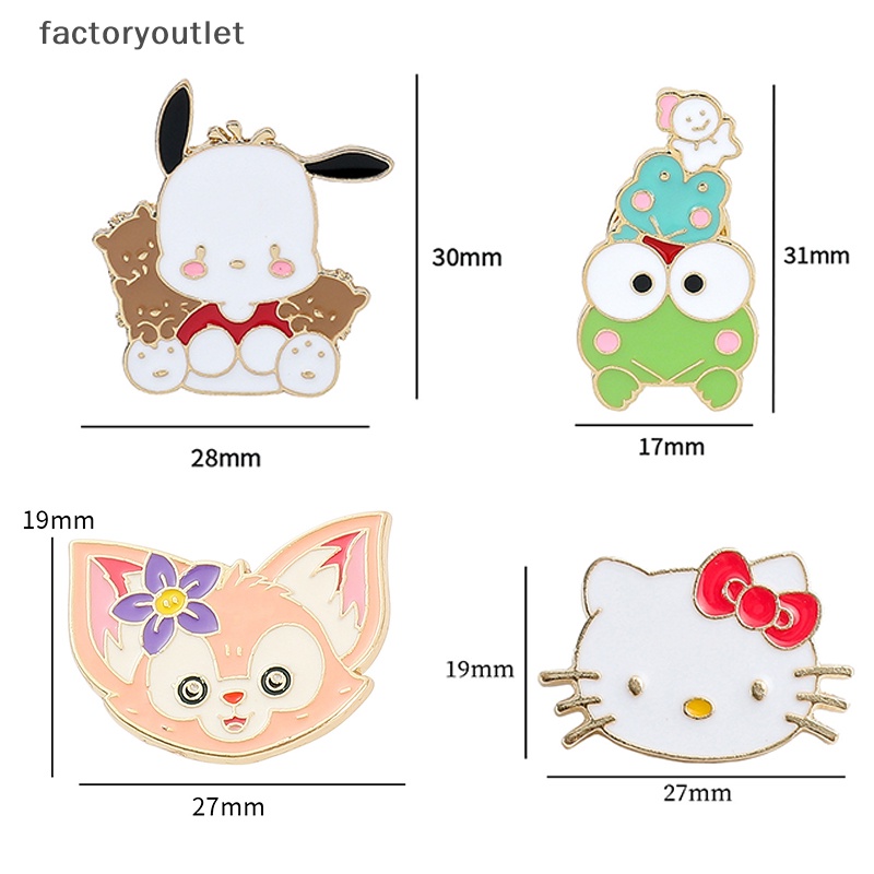 Thời Trang Ghim Cài Ba Lô Hình sanrio hello kitty kuromi Cinnamoroll my melody Dễ Thương Mới