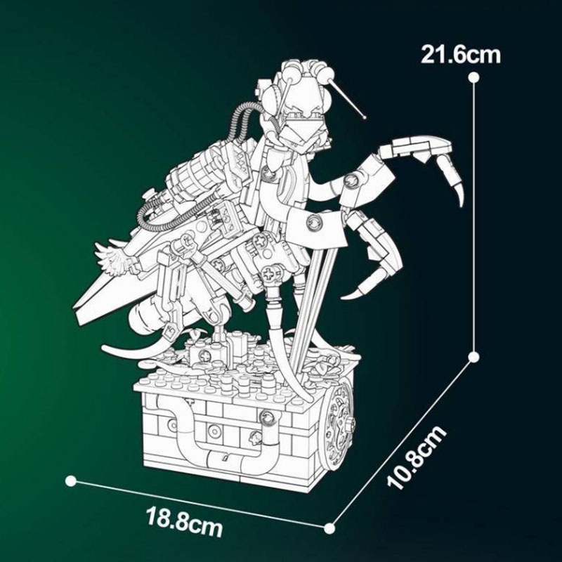 Hàng Mới Về Mới Bộ Đồ Chơi Lắp Ráp Cơ Khí jd011-014 Bằng Bọ Cạp Cho Bé
