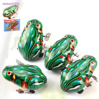 Meuctiffy đồ chơi lên dây cót hình ếch nhảy bằng thiếc giáo dục cổ điển cho bé vm