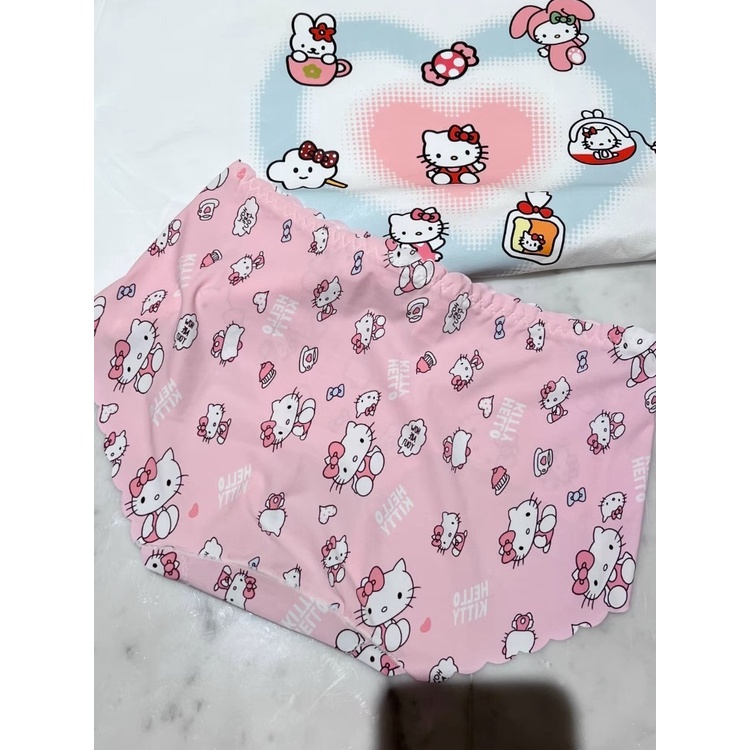 Quần Lót Tam Giác Màu Hồng Sữa Thoáng Khí Thoải Mái Dễ Thương Mùa Hè