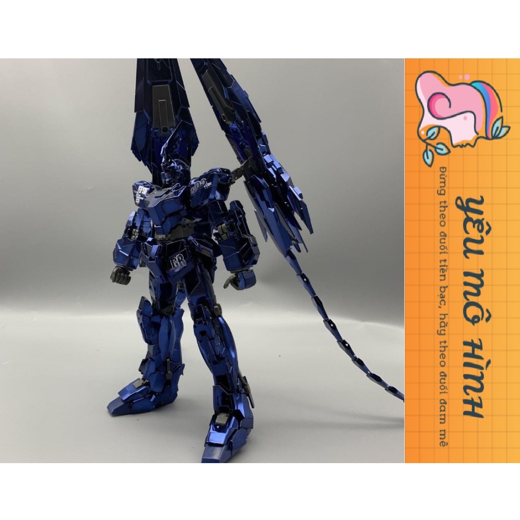 Gundam MG Unicorn Phenex Narrative Black Ver. + MG Phenex Shield Tails Parts Tặng kèm Decal nườcTặng ô