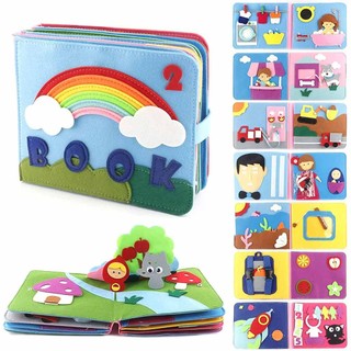 Books Early Learning Books Toy Book Baby Early Cognitive Educational
