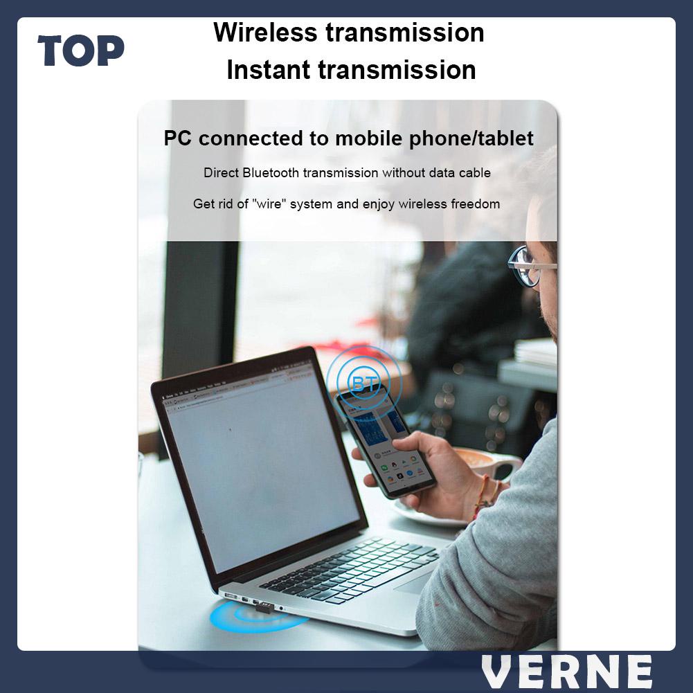 Bộ Chuyển Đổi usb bluetooth 5.1 Nhận Tín Hiệu Không Dây Cho laptop / pc