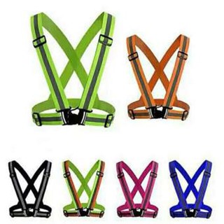 【88Fast delivery】4CM Reflective Vest High Visibility Adjustable Safety Vests Elastic Strip