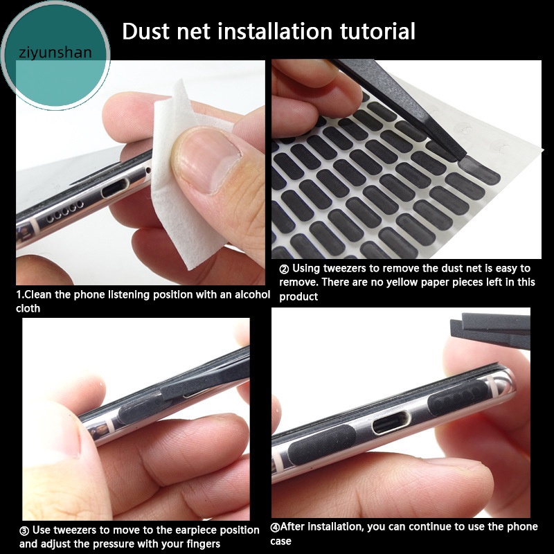 10 / 20 Miếng Dán Chống Bụi Cho Loa Điện Thoại ip samsung vn