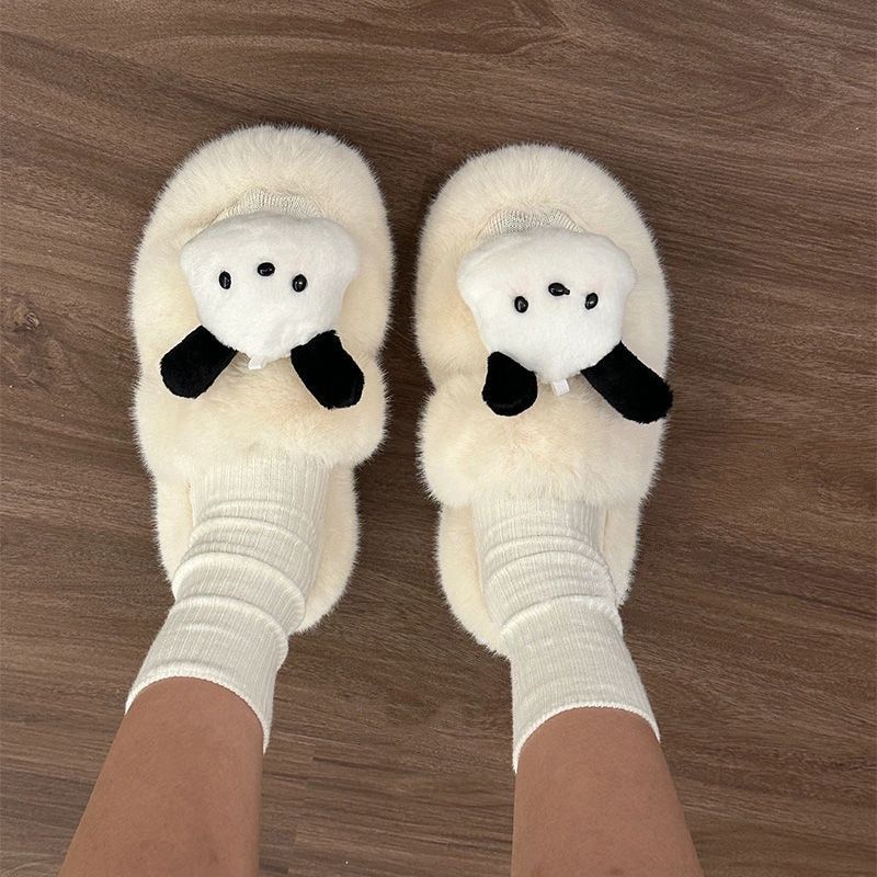 Dép Bông Đi Trong Nhà Đế Dày Họa Tiết Chó pacha Dễ Thương Thời Trang 2023 Cho Nữ