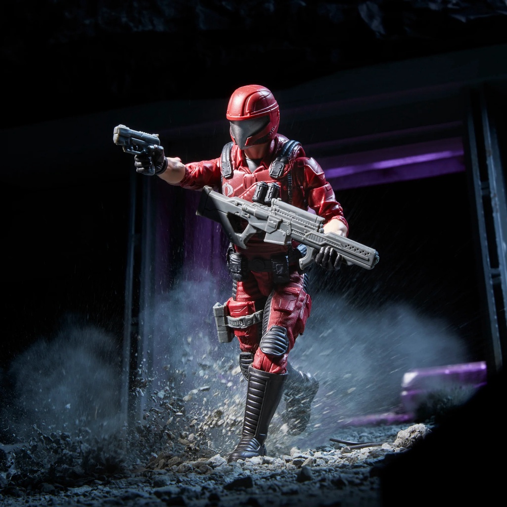 Mô hình nhân vật Hasbro🥷G.I. Joe Classified Series 6-in🥷Elite Cobra Crimson Strike Team Trooper - Crimson Viper, 85