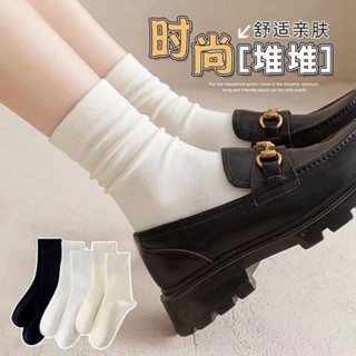 Vớ cotton Cổ Cao Phong Cách Hàn Quốc Thời Trang Cho Nữ