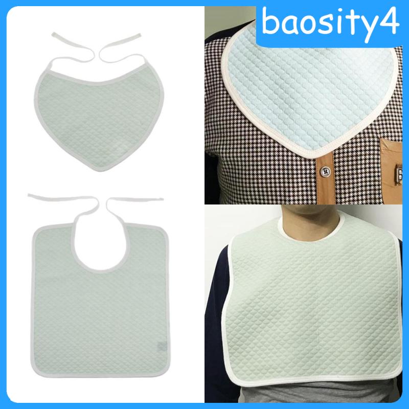 Yếm Ăn cotton Chống Thấm Nước Tái Sử Dụng Tiện Lợi Cho Người Lớn - 01