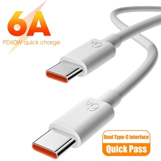 Dây cáp sạc nhanh 88w hai đầu type c sang cổng type c dài 1m / 1.5m / 2m