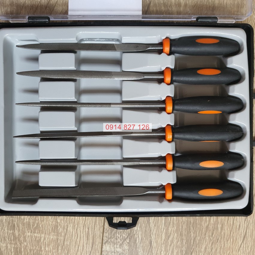 Bộ dũa 6 cái hãng KAPUSI Japan K-3898, dài 140mm, chất liệu hợp kim cao cấp, Bh 12 tháng Kouritsu Official Store