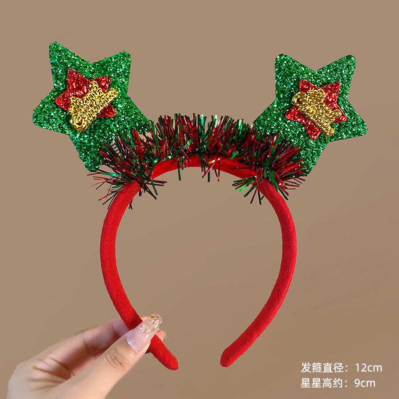 Sừng Hươu Đính Kim Sa Lấp Lánh Trang Trí Cây Thông Giáng Sinh Năm 2023