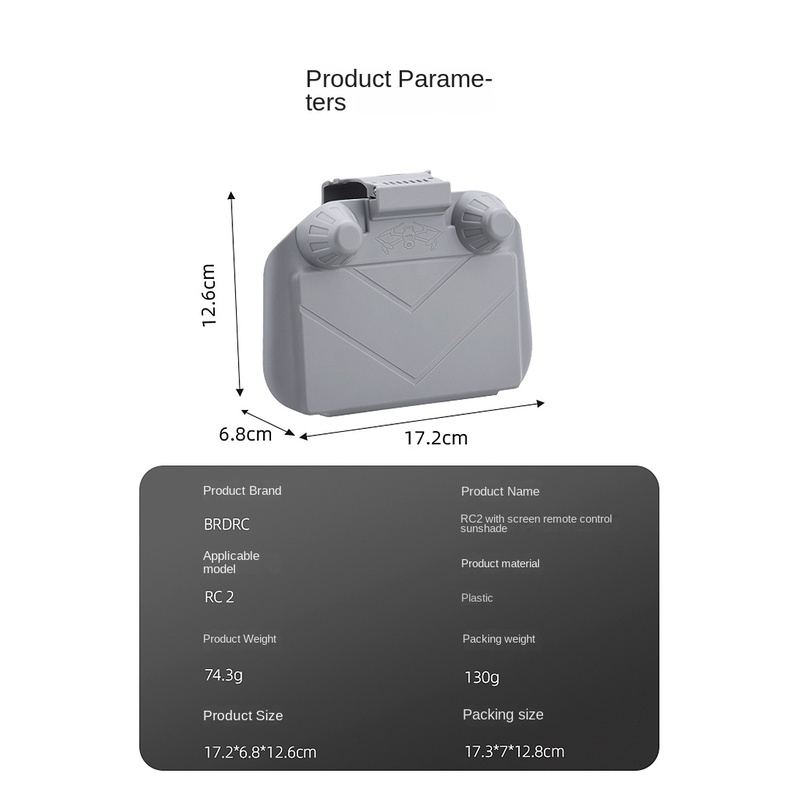 Phù Hợp Loa Che Nắng Kèm Màn Hình Điều Khiển Từ Xa Cho dji mini 4 pro air 3 rc 2