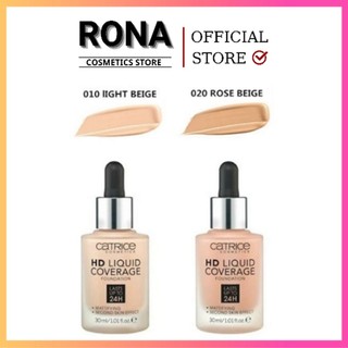 Kem nền catrice hd liquid coverage last upto 24h 30ml rona cosmetics