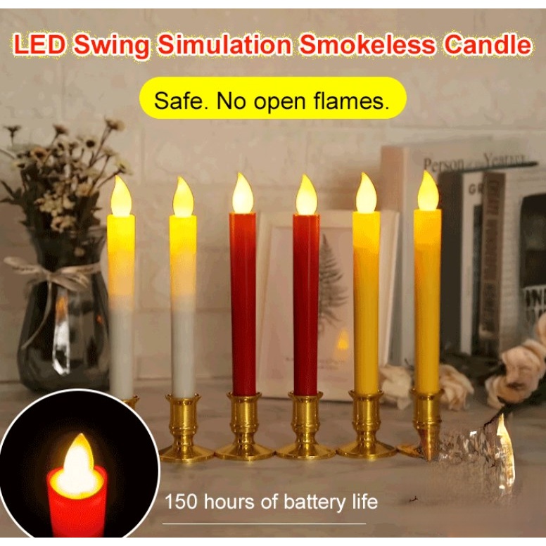 Nến Sáp Không Khói Có Đèn led