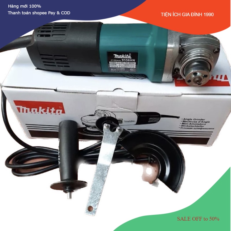 Máy mài, máy cắt cầm tay Makita hàng nội địa 9556BH công suất lớn 840W
