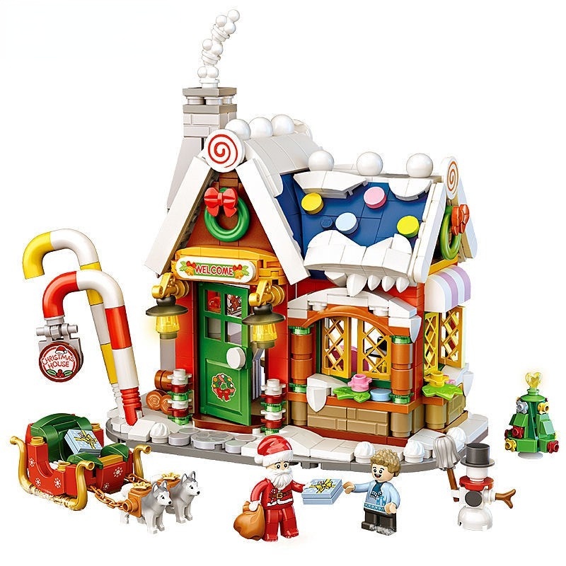 Bộ Đồ Chơi Lắp Ráp Mô Hình Tòa Nhà Phong Cách Nhật Bản Izakaya Độc Đáo Đồ chơi xếp hình cho bé